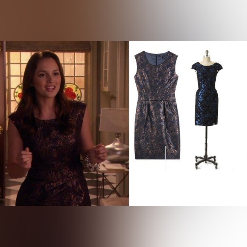 Marc Jacob's - "Gilded Sunflower" 🌻 Jacquard Dress - ASO Gossip Girl - Size 2